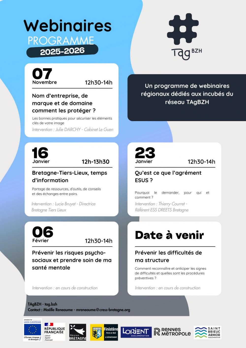 Programme régional webinaires TAGBZH2026